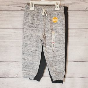Jumping Beans Boys Joggers, Grey & Charcoal, 3T
